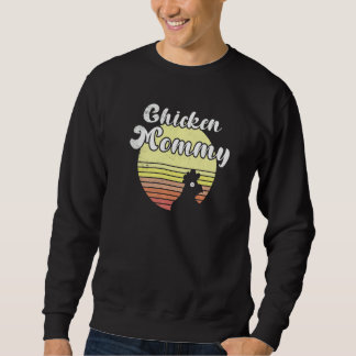 Moletom Cheeky Chicken Retro Sunset Chicken Mommy Rooster