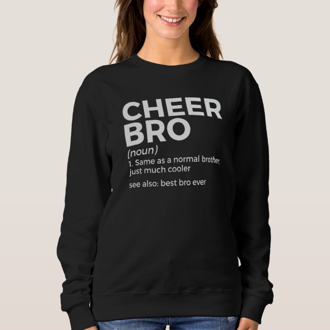 Moletom Cheer Bro Definition Cheerleading (Frente)
