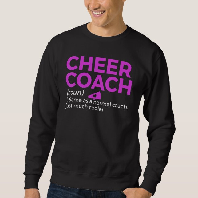 Moletom Cheer Coach Definition Cheerleading 1 (Frente)