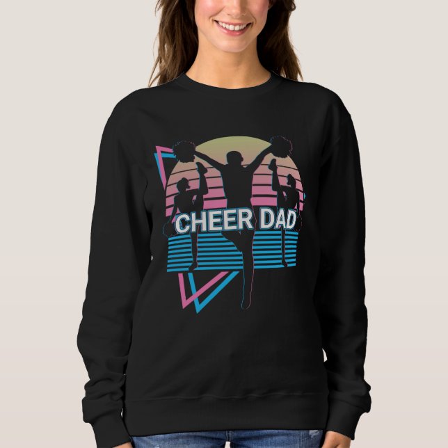 Moletom Cheer Dad Cheerleader Retro Cheeerleading (Frente)