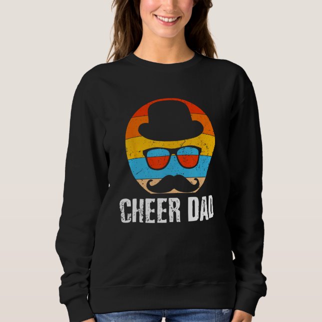 Moletom Cheer Dad Fathers Day Cheerleading Parents Cheerle (Frente)