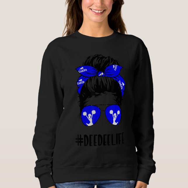 Moletom Cheer Deedee Life Messy Bun Hair Cheerhead Moth (Frente)