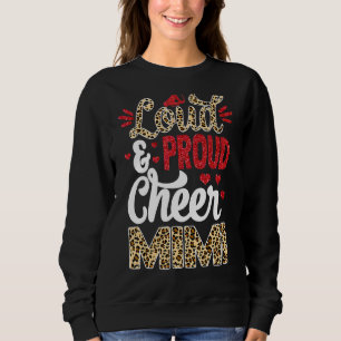 Moletom Cheer Mimi Maior Impressão Fã Leopardo E Pom Pom 1