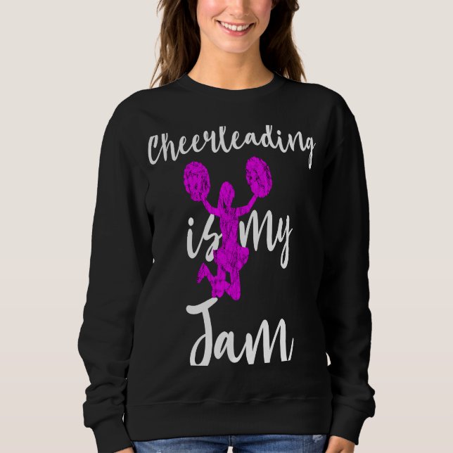 Moletom Cheerhead É A Minha Equipe De Cheerleader (Frente)