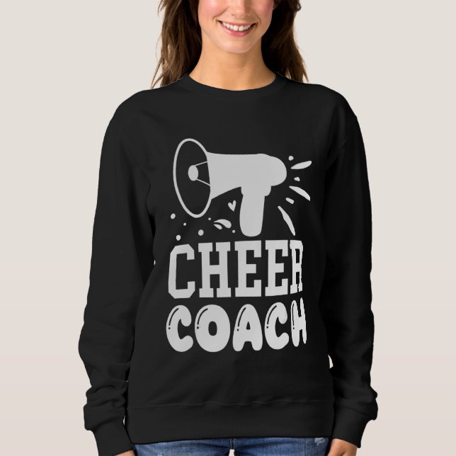 Moletom Cheerleader de treinador Cheer (Frente)