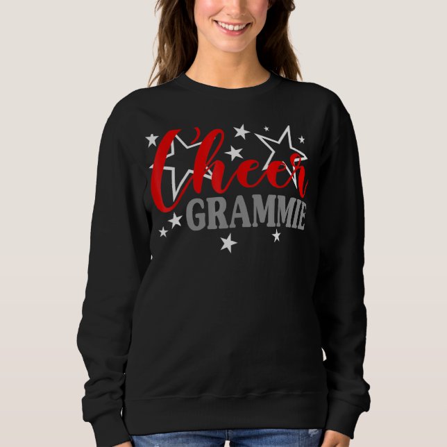 Moletom Cheerleader Proud Cheer Grammie Pride Sports Suppo (Frente)