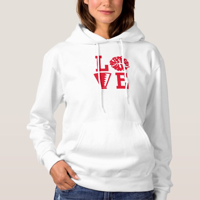 Moletom Cheerleaderes com amor, animado (Frente)