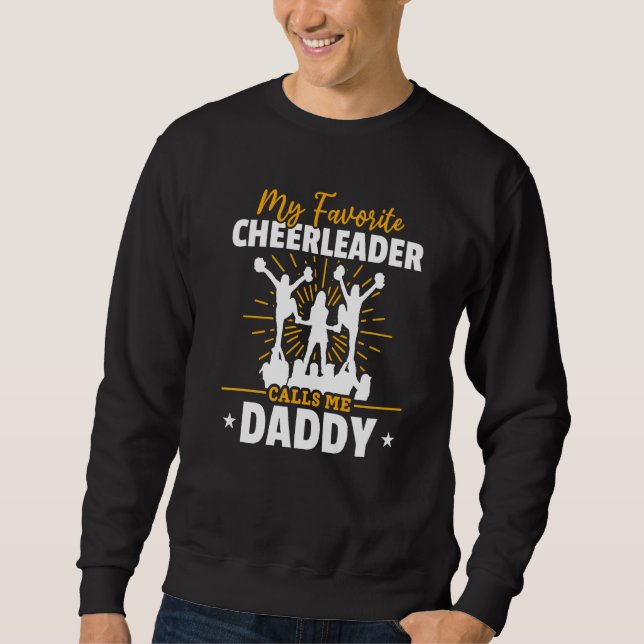 Moletom Cheerleading My Favorite Cheerleader Calls me Dadd (Frente)