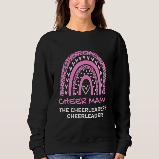 Moletom Cheermama Cheerleader das mulheres mãe mãe 1 (Frente)
