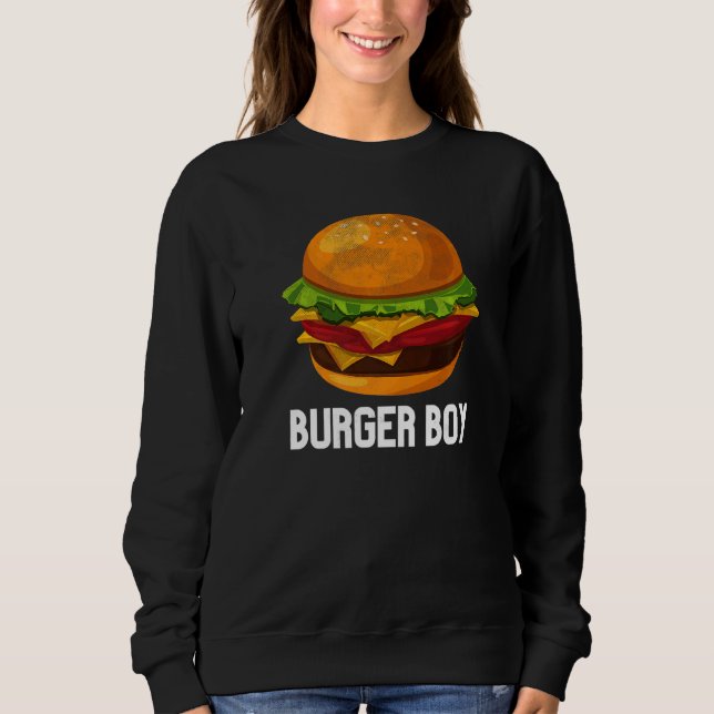 Moletom Cheeseburger Hamburger Comida Rápida Burger Boy Co (Frente)