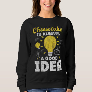Moletom Cheesecake Sempre Uma Boa Ideia Divertida Comer Qu