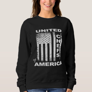 Moletom Chef - Bandeira Culinária Americana Cita Chefs Uni