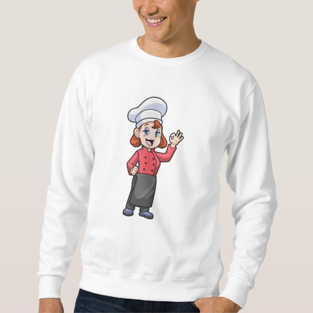 Moletom Chef com placa de Cozinhar (Frente)