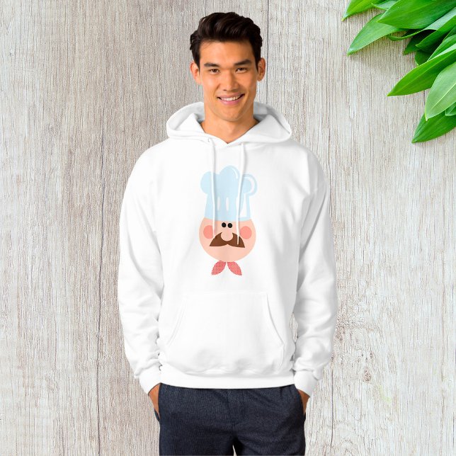 Moletom Chef Italiano com Bigode e Chapéu (Criador carregado)