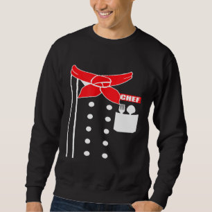 Moletom Chef Jaqueta Halloween Costume Shirt Chef Casaco C