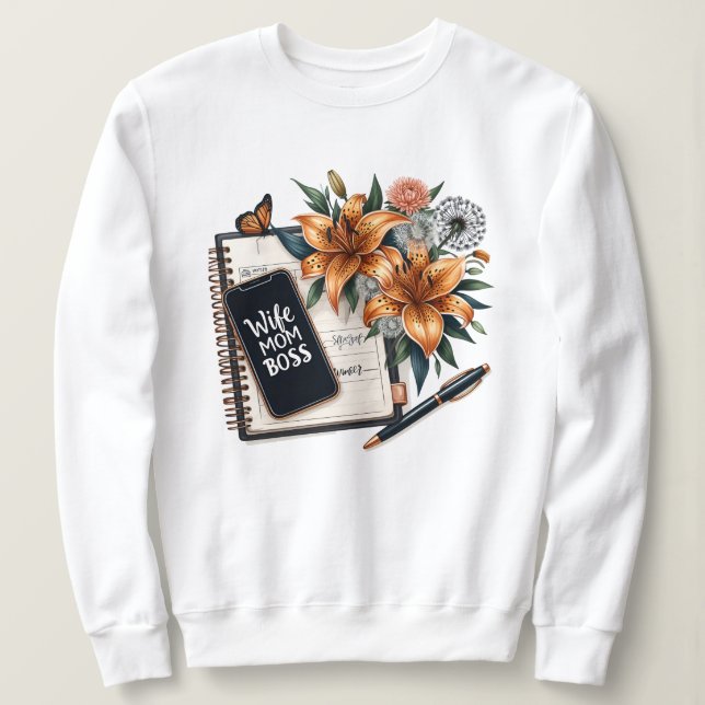 Moletom chefe da esposa (Frente do Design)