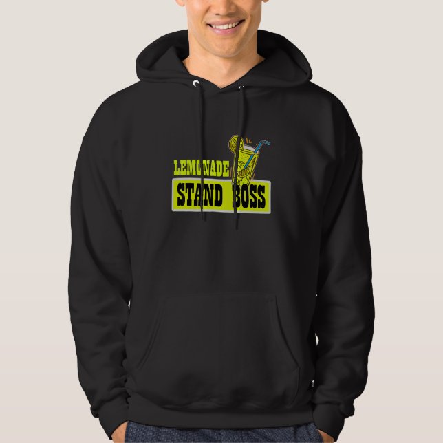 Moletom Chefe de Quiosque de Limonada Negócio de Suco de L (Frente)