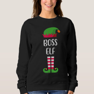 Moletom Chefe Elf Family Matching Group Xmas