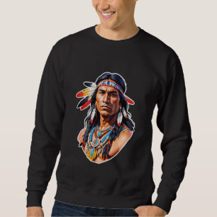 Moletom Chefe Indígena Americano Nativo