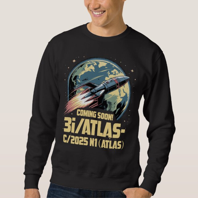 Moletom Chegada do Cometa Alien 3I/Atlas C/2025 N1 2025 (Frente)