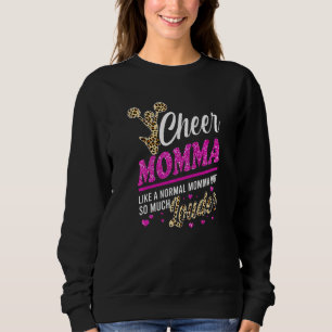 Moletom Cheie Momma, A Maior Impressão Fã Leopardo E Pom