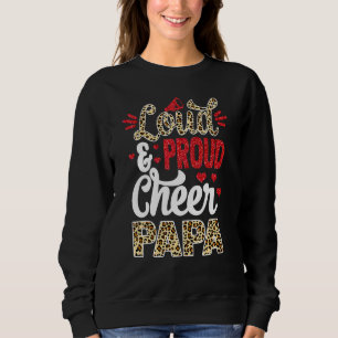 Moletom "Cheie Papa Biger Fan Leopard Print E Pom Pom"