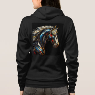 Moletom Cheio Bella+Canvas-Zip Sweatshirts com trabalho de