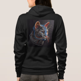 Moletom Cheio Bella+Canvas-Zip Sweatshirts com trabalho de
