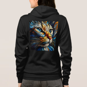 Moletom Cheio Bella+Canvas-Zip Sweatshirts com trabalho de