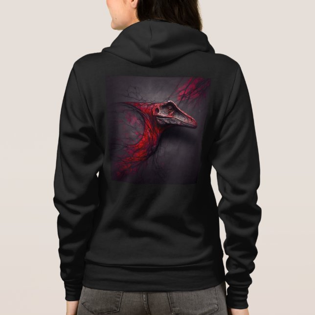 Moletom Cheio Bella+Canvas-Zip Sweatshirts com trabalho de (Verso)