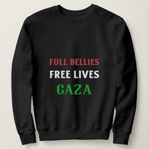Moletom Cheio Bellies Livra Vidas Gaza Fome