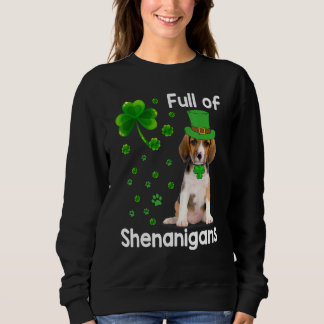 Moletom Cheio De Cachorro De Shenanigans Leprechaun Rua Pa