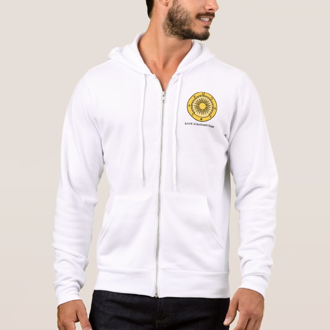 Moletom CHEIO do logotipo SST - Hoodie Zip (Frente)