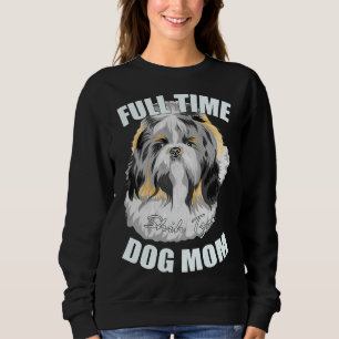 Moletom Cheio Time Shih Tzu Dog Mãe