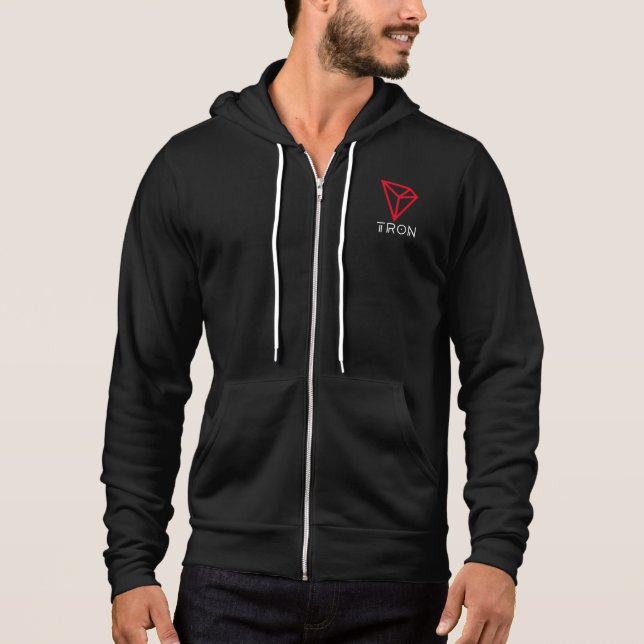 Moletom Cheio TRON - Zip Hoodie (Frente)