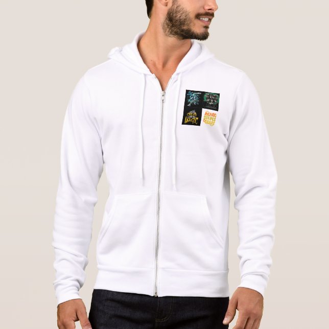 Moletom Cheio-Zip Hoodie - Confortável e Na moda (Frente)