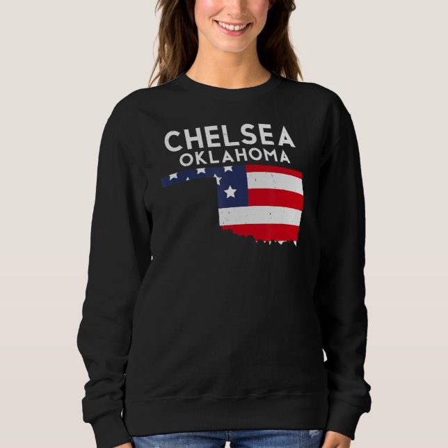 Moletom Chelsea EUA State America Viagem Oklahoman (Frente)