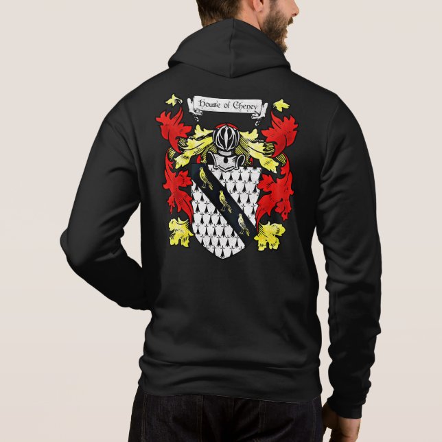 Moletom Cheney Casaco de Braços Hoodie (Verso)