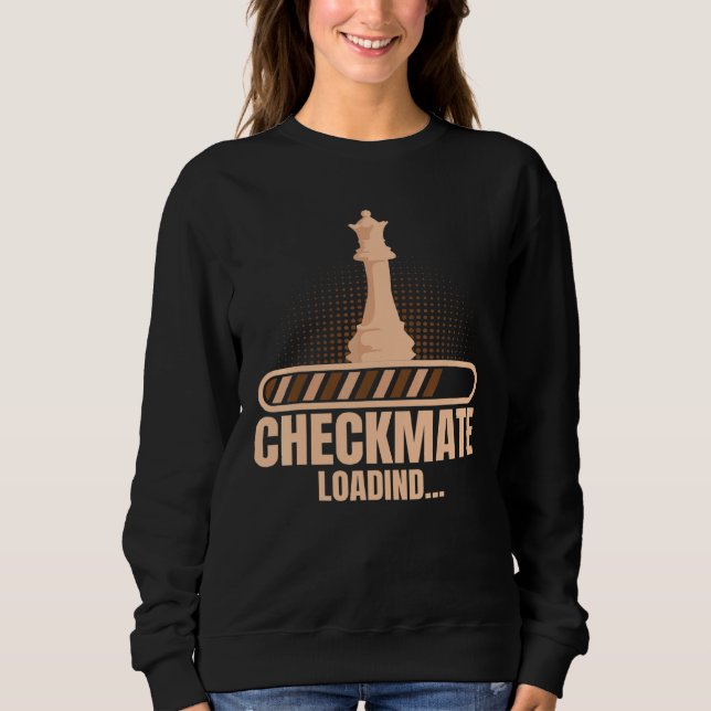 Moletom Cheque O Chess Club E O Chess Player (Frente)
