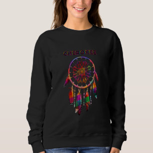 Moletom Cherokee Native Indian Colorful Dreamcatc