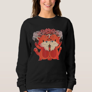 Moletom Cherry Blossom Pandas Chinês Animais Selvagens Ver