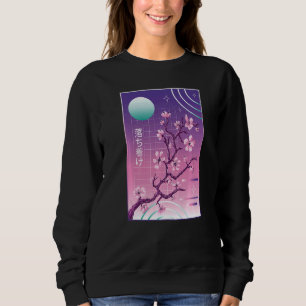 Moletom Cherry Blossom Vaporwave Sakura