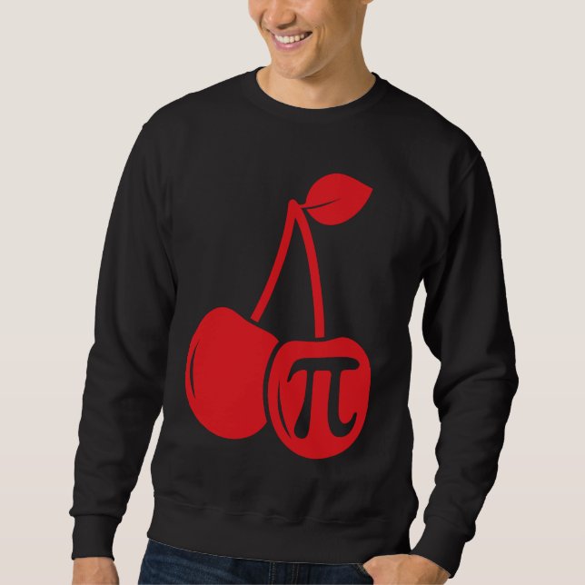 Moletom Cherry Pi Day  Math Nerd Pie Teacher 3 14 Science (Frente)