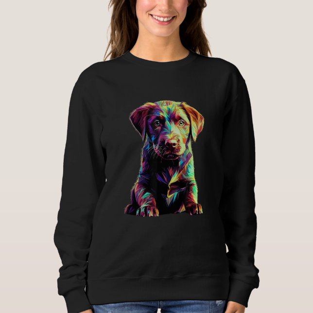 Moletom Chesapeake Bay Retriever Puppy Dog Pop Art (Frente)