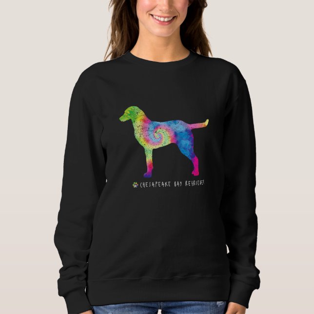 Moletom Chesapeake Bay Retriever Puppy Pet Dog Proprietári (Frente)