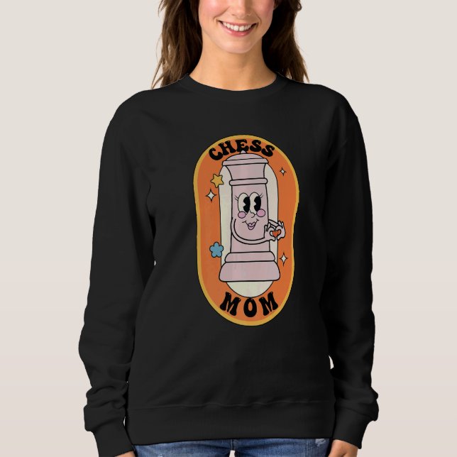 Moletom Chess  Chess player Mom Mother (Frente)