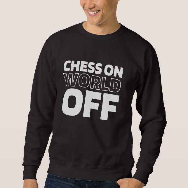 Moletom Chess Chessman - Chessboard Master Chess no Mundo (Frente)