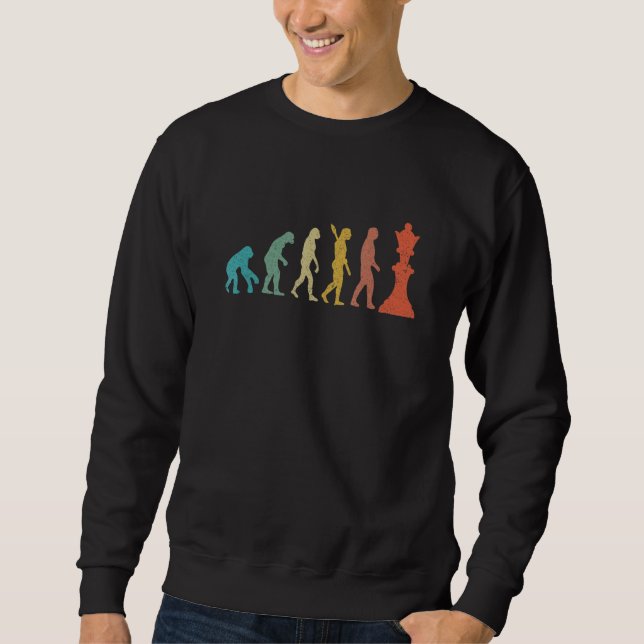 Moletom Chess Evolution Chessmaster Love Tocar Xadrez (Frente)