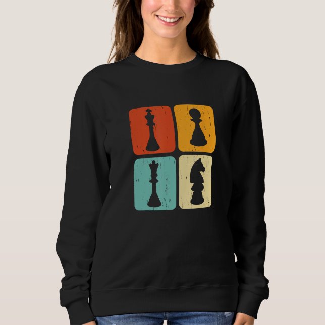 Moletom Chess Figures  Chess Player Pun Quote (Frente)