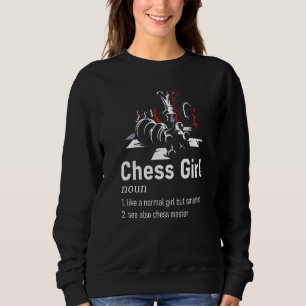 Moletom Chess Girl Definition Hobby Cotação Smart Check Ma